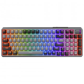 Cooler Master Peripherals MK770 clavier Universel USB + RF Wireless + Bluetooth QWERTY Français Gris foncé, Gris