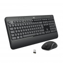 Logitech 920-008676 clavier Souris incluse Universel RF sans fil AZERTY Français Noir, Blanc