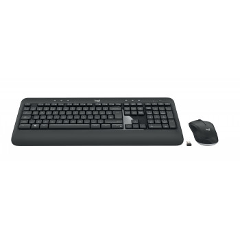 Logitech 920-008676 clavier Souris incluse Universel RF sans fil AZERTY Français Noir, Blanc