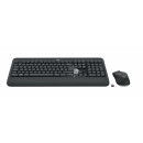 Logitech 920-008676 clavier Souris incluse Universel RF sans fil AZERTY Français Noir, Blanc