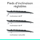 Logitech 920-008676 clavier Souris incluse Universel RF sans fil AZERTY Français Noir, Blanc