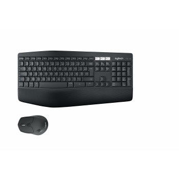 Logitech 920-008222 clavier Souris incluse Universel RF sans fil + Bluetooth AZERTY Français Noir