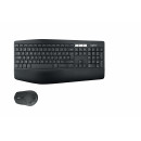 Logitech 920-008222 clavier Souris incluse Universel RF sans fil + Bluetooth AZERTY Français Noir