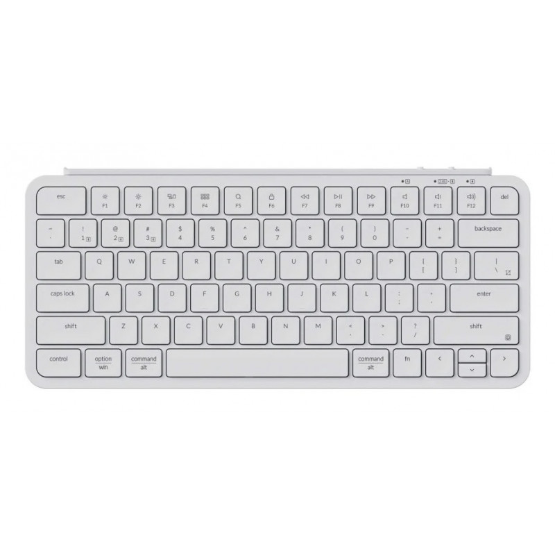 Keychron B1 Pro clavier maison bureau USB + RF Wireless + Bluetooth AZERTY Ivoire