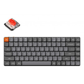 Keychron K3 Max QMK VIA clavier Universel USB + RF Wireless + Bluetooth Gris