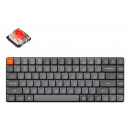 Keychron K3 Max QMK VIA clavier Universel USB + RF Wireless + Bluetooth Gris