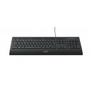 Logitech K280E Pro f  Business clavier Bureau USB AZERTY Français Noir