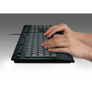 Logitech K280E Pro f  Business clavier Bureau USB AZERTY Français Noir