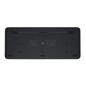 Logitech 920-010914 clavier Bureau Bluetooth AZERTY Français Graphite