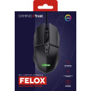 Trust GXT 109 Felox souris Gaming Droitier USB Type-A Optique 6400 DPI
