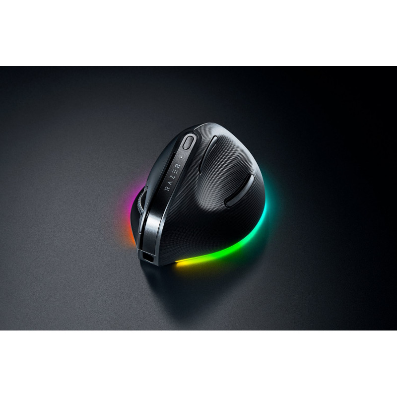 Razer Pro Click V2 Vertical souris Universel Droitier RF Wireless + Bluetooth + USB Type-C Optique 30000 DPI