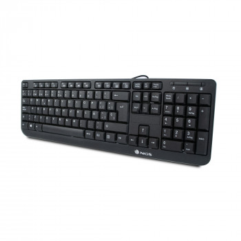 NGS FunkyV3, QWERTY, ES clavier Maison USB Espagnole Noir