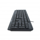 NGS FunkyV3, QWERTY, ES clavier Maison USB Espagnole Noir