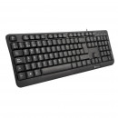 NGS FunkyV3, QWERTY, ES clavier Maison USB Espagnole Noir