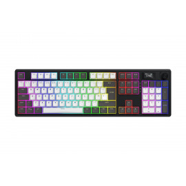 HATOR Skyfall Pro Wireless 100 clavier Gaming USB + RF Wireless + Bluetooth QWERTY Anglais britannique Noir, Gris
