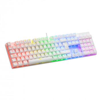 Mars Gaming MK422 clavier USB AZERTY Français Blanc