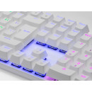 Mars Gaming MK422 clavier USB AZERTY Français Blanc