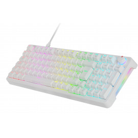 Mars Gaming MKPROWYFR clavier USB AZERTY Français Blanc