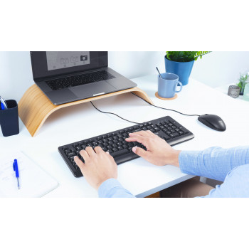 Trust Primo clavier Bureau USB AZERTY Français Noir