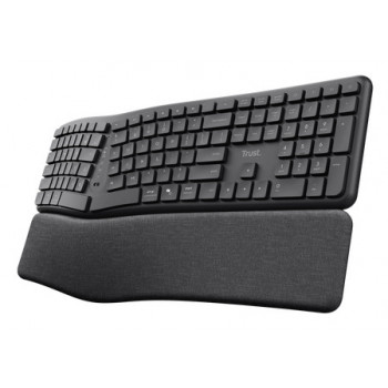 Trust Keyra Clavier sans fil multi-appareils ergonomique