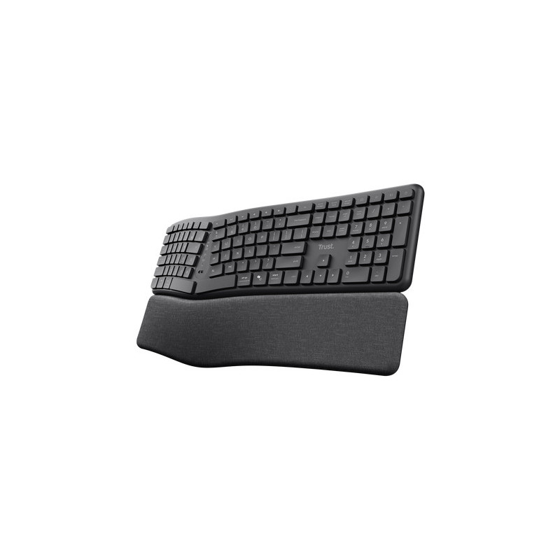 Trust Keyra Clavier sans fil multi-appareils ergonomique