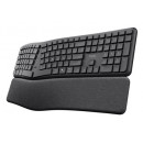 Trust Keyra Clavier sans fil multi-appareils ergonomique