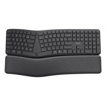Trust Keyra Clavier sans fil multi-appareils ergonomique