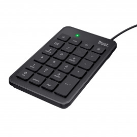 Trust 22221 clavier numérique PC portable de bureau USB Noir