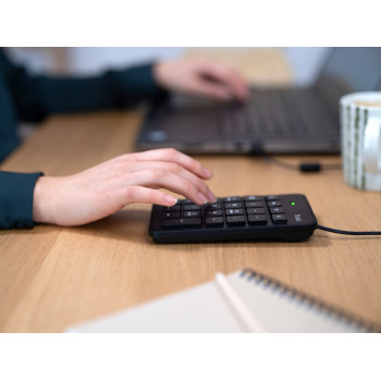 Trust 22221 clavier numérique PC portable de bureau USB Noir