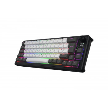 HATOR Skyfall Pro Wireless 65 clavier Gaming USB + RF Wireless + Bluetooth QWERTY Anglais britannique Noir, Gris