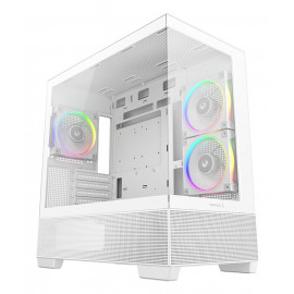 DeepCool CG380 3F WH Midi Tower Blanc