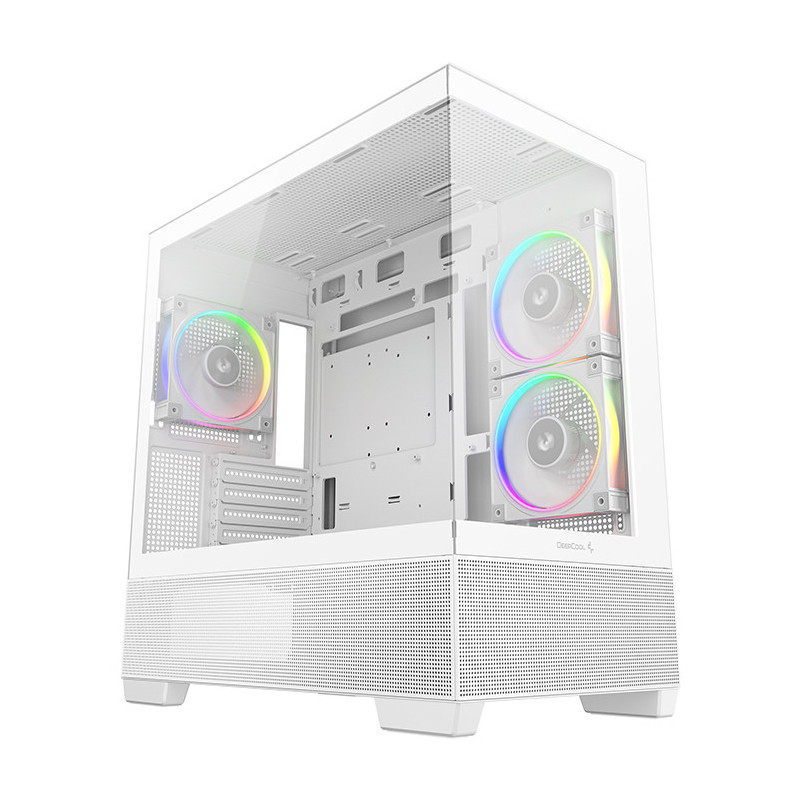 DeepCool CG380 3F WH Midi Tower Blanc