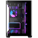 itek DARK CAVE CURVED Tower Noir