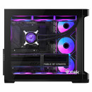 itek DARK CAVE CURVED Tower Noir