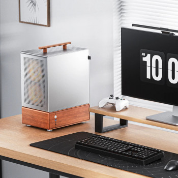 Jonsbo T7 Midi Tower Bois, Argent