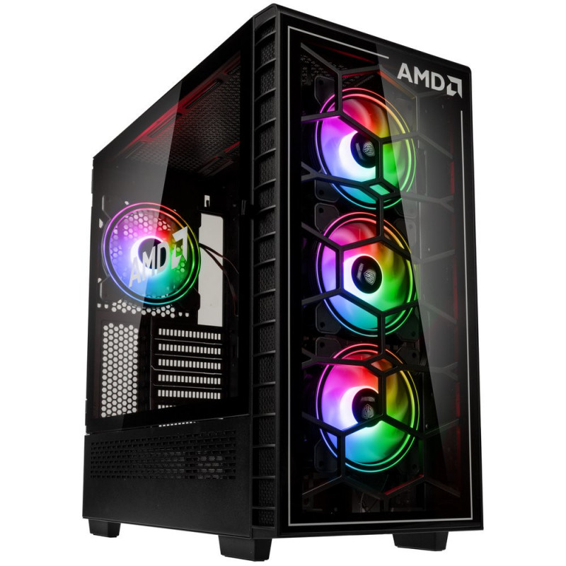 Kolink Observatory Y AMD SE ARGB Midi Tower Noir, Transparent