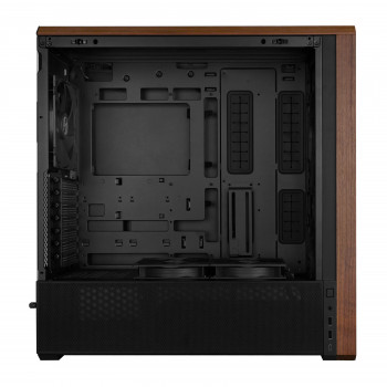 Lian Li Lancool LAN217X unité centrale Midi Tower Noir, Bois