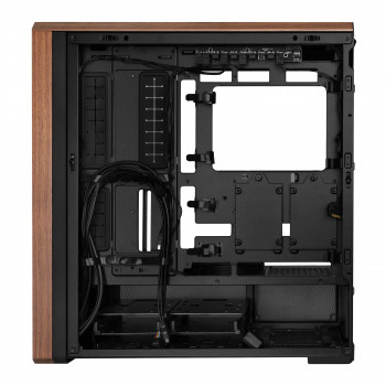Lian Li Lancool LAN217X unité centrale Midi Tower Noir, Bois