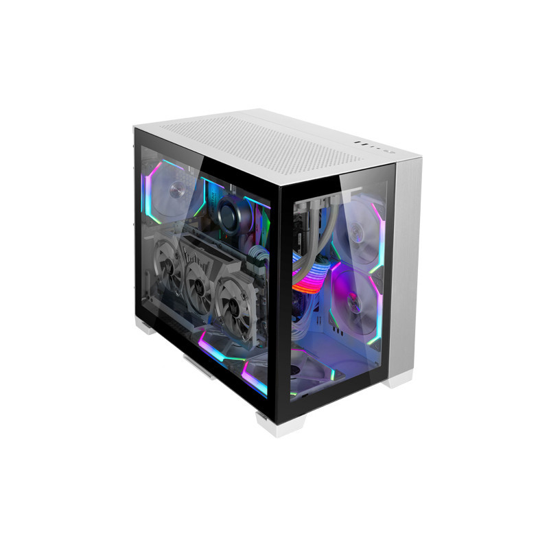 Lian Li O11-Dynamic-mini Mini Tower Blanc