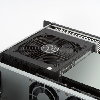 Silverstone RM23-502 2,5 3,5 5,25" Plateau de stockage de disques Noir, Argent