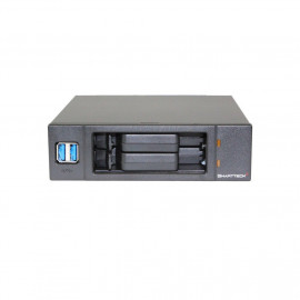 Smartteck SMT-B54131 Obturateur de baie de lecteur Noir