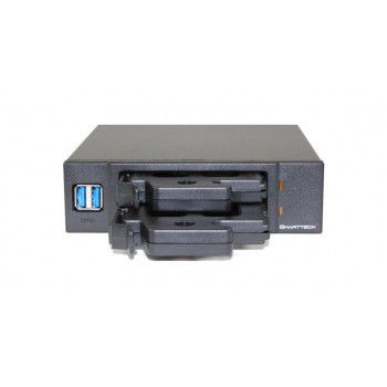 Smartteck SMT-B54131 Obturateur de baie de lecteur Noir