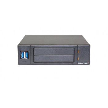 Smartteck SMT-B54131 Obturateur de baie de lecteur Noir