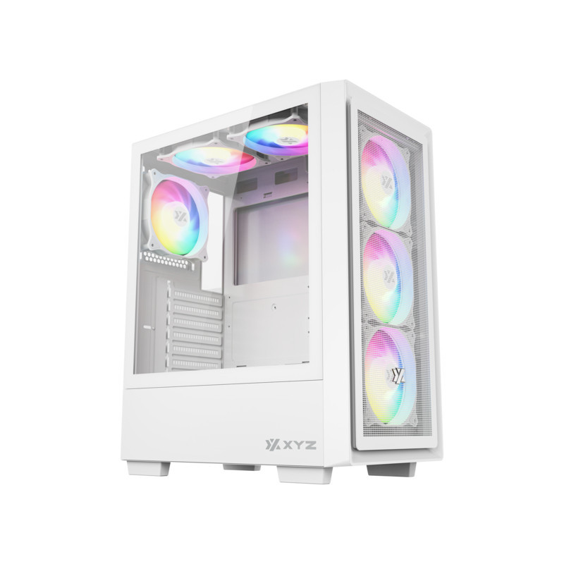 XYZ X-CS-AIRONE1XM-W unité centrale Midi Tower Blanc