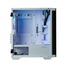 Zalman M4 WHITE unité centrale Mini Tower Noir, Blanc