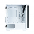 Zalman M4 WHITE unité centrale Mini Tower Noir, Blanc