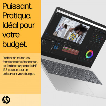 HP 15-fc0150nf AMD Ryzen™ 5 7520U Ordinateur portable 39,6 cm (15.6") Full HD 16 Go LPDDR5-SDRAM 1 To SSD Wi-Fi 6 (802.11ax)