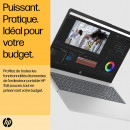 HP 15-fc0150nf AMD Ryzen™ 5 7520U Ordinateur portable 39,6 cm (15.6") Full HD 16 Go LPDDR5-SDRAM 1 To SSD Wi-Fi 6 (802.11ax)