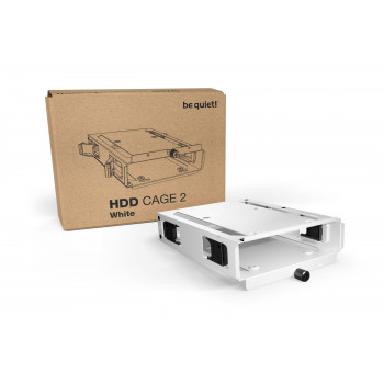 Rack disque dur HDD Cage 2 pour boitiers be quiet! (Blanc)
