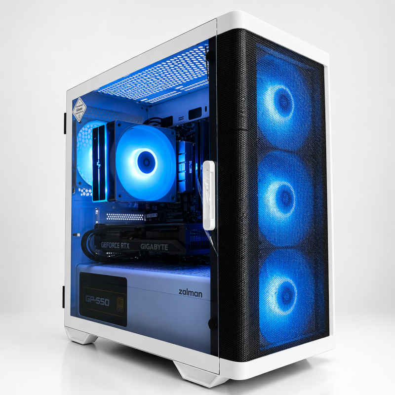 PC Gamer M4 White Gaming R5-5050
